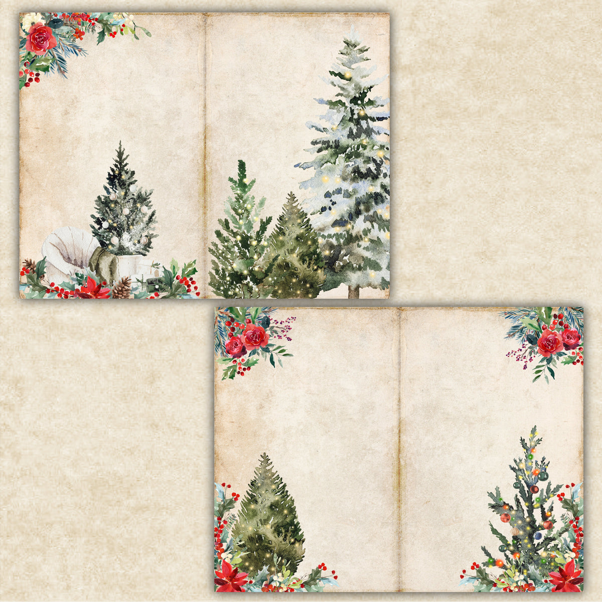 Cozy Christmas Junk Journal Printable Kit