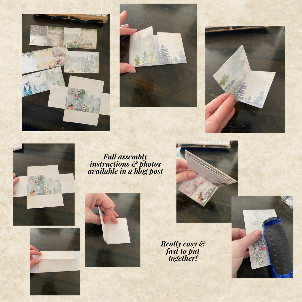 Hauntings Mini Booklet Kit – Printable Gothic Halloween Craft