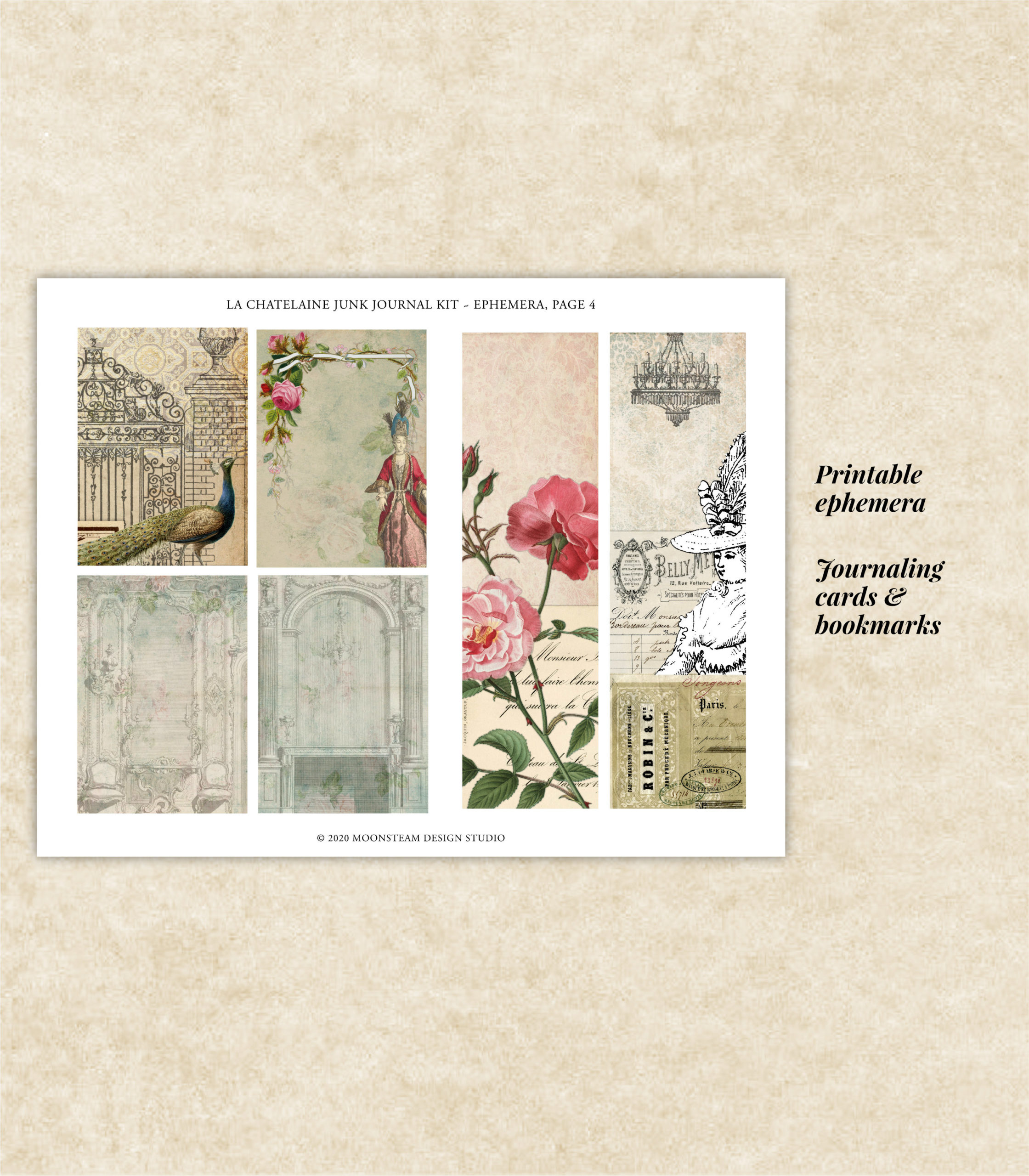 La Chatelaine Shabby Chic Junk Journal Kit - Image 10