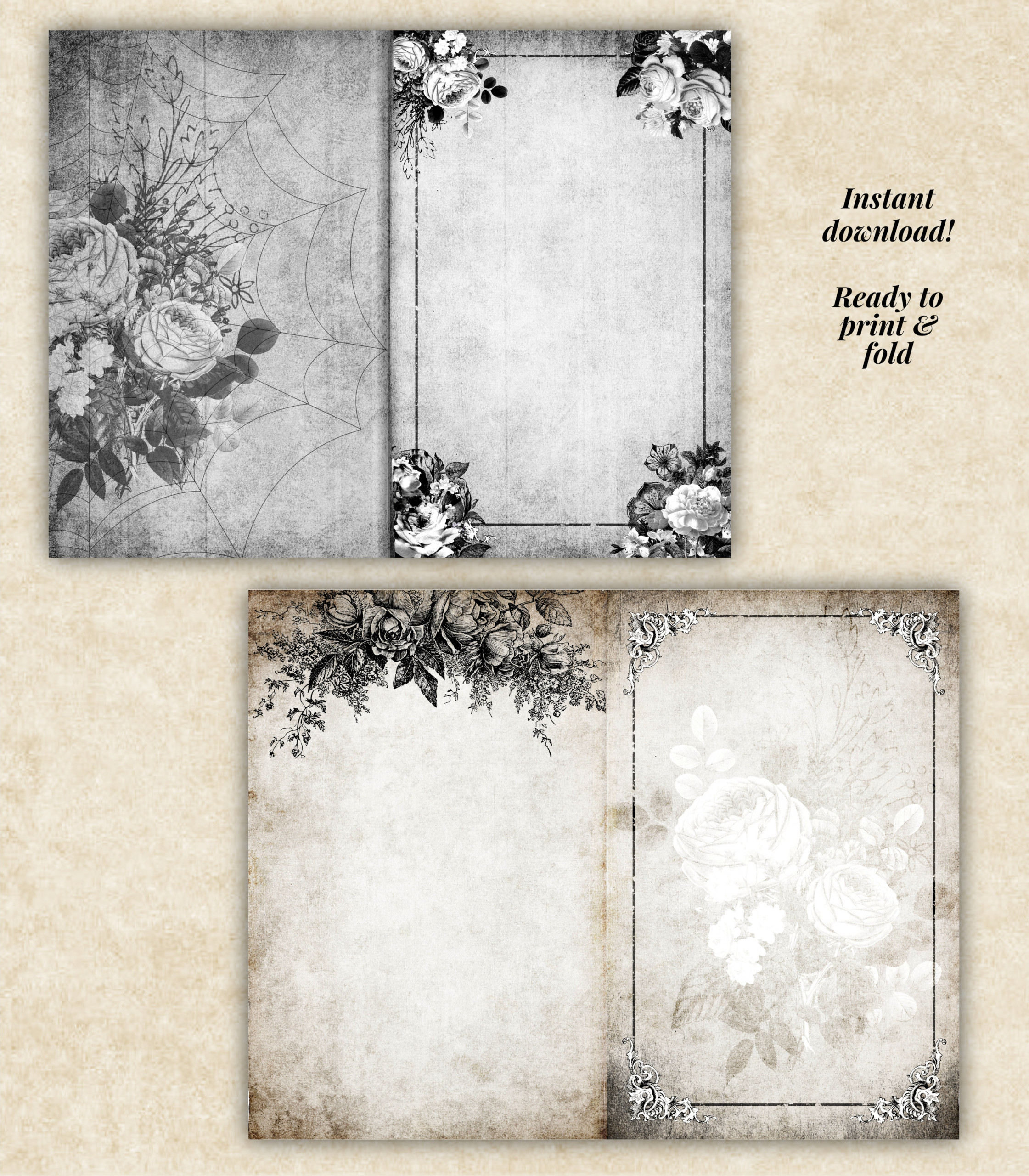 Hauntings Junk Journal Printable Kit - Image 2