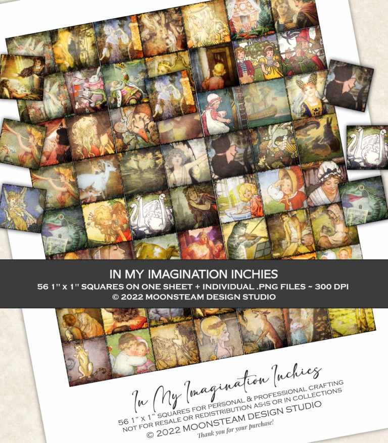 In My Imagination Inchies by Moonsteam Design Studio