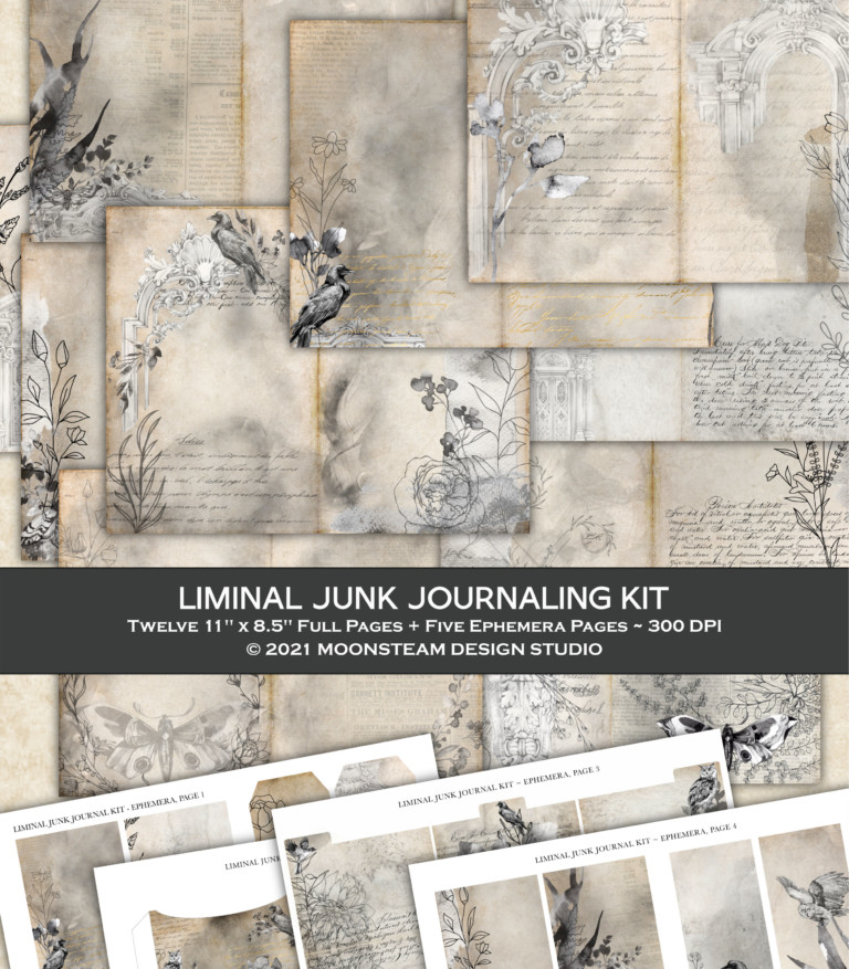 Liminal Junk Journal Kit by Moonsteam Design Studio