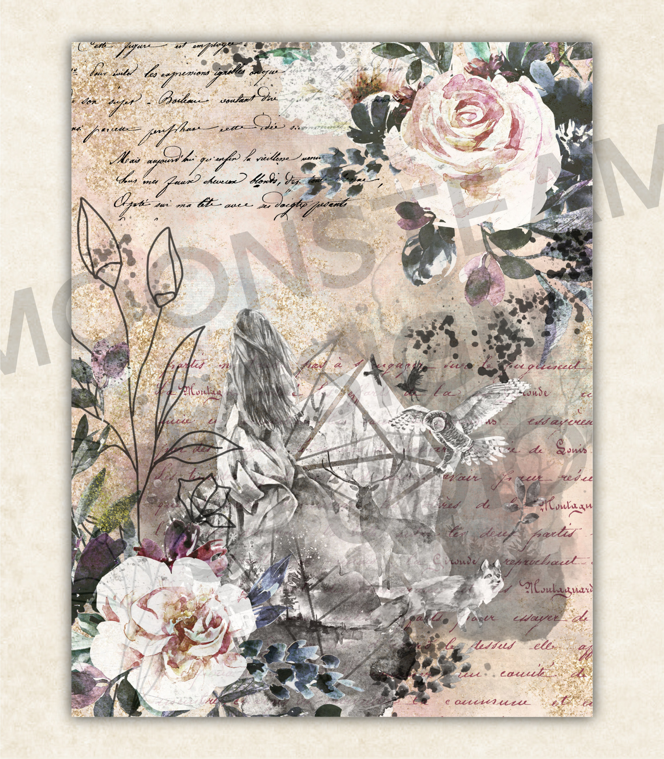 Lost in a Dream Digital Papers - Image 2