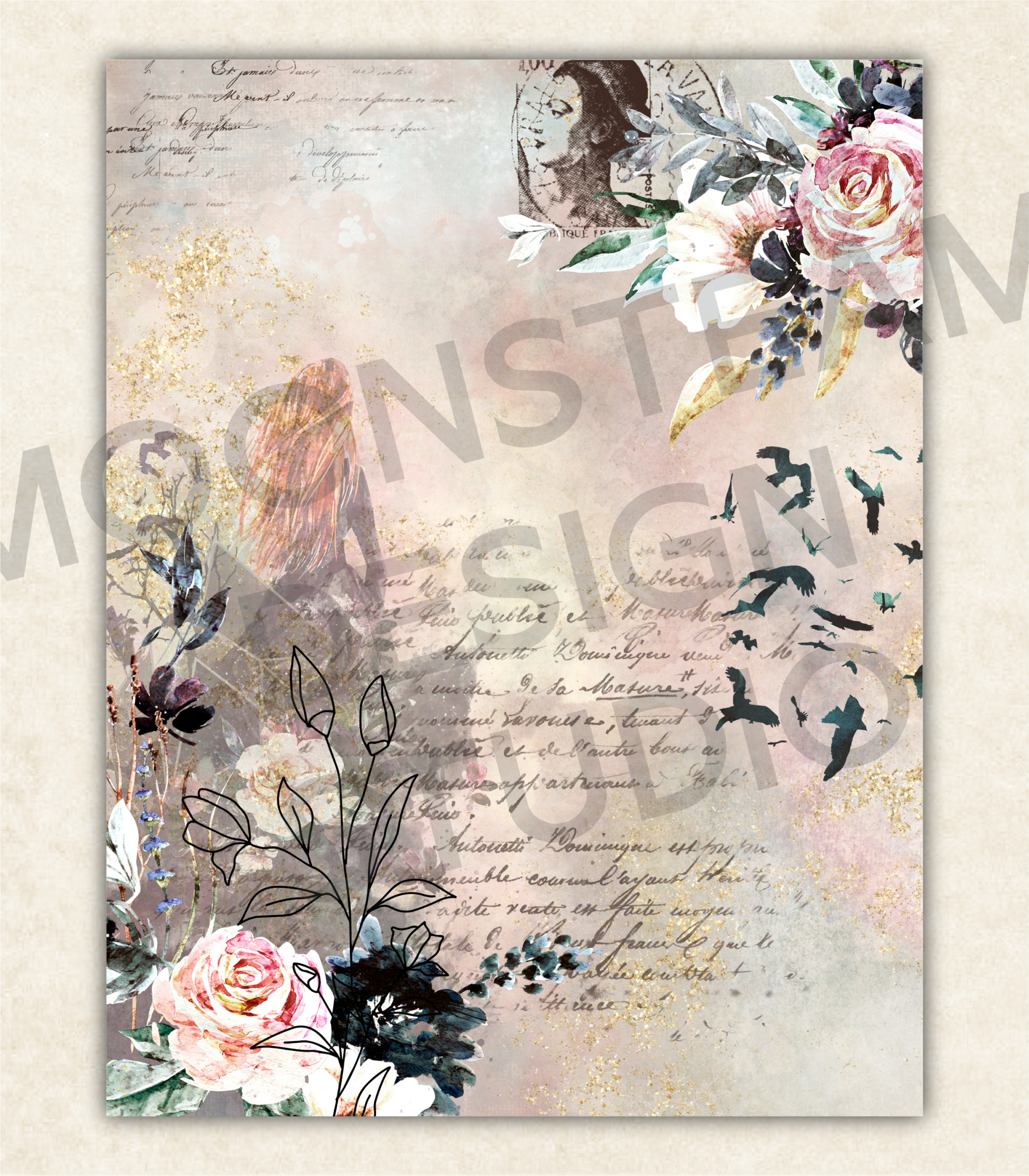 Lost in a Dream Digital Papers - Image 5