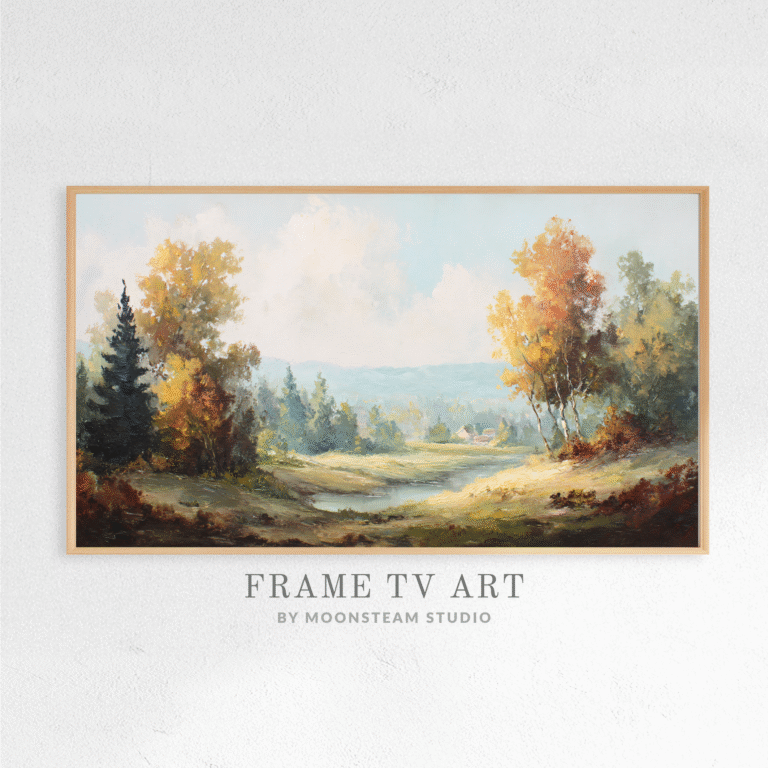 Autumn Landscape 1 Frame TV Art by Moonsteam Studio