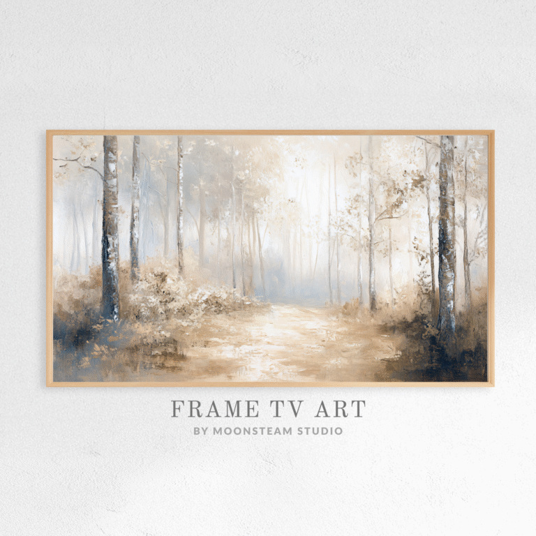 Autumn Woods Frame TV Art by Moonsteam Studio