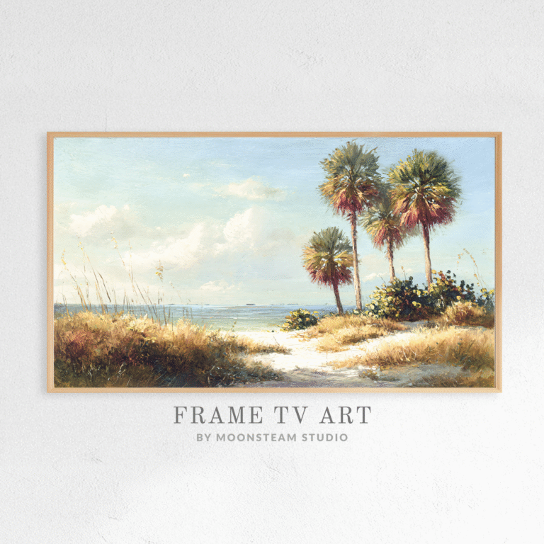 Frame TV Art, Florida Beach 1 by Moonsteam Studio