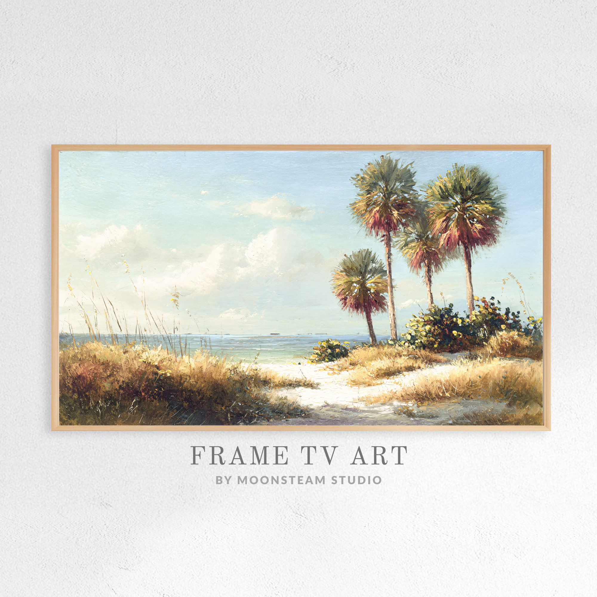 Frame TV Art, Florida Beach 1 by Moonsteam Studio