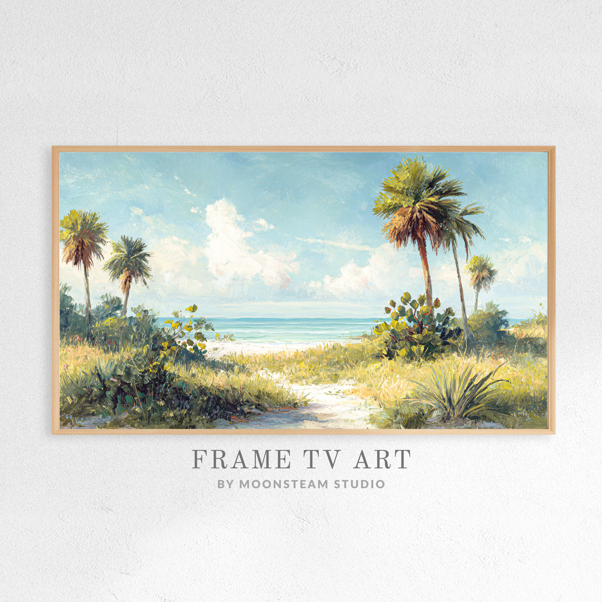 Frame TV Art, Florida Beach 2 by Moonsteam Studio