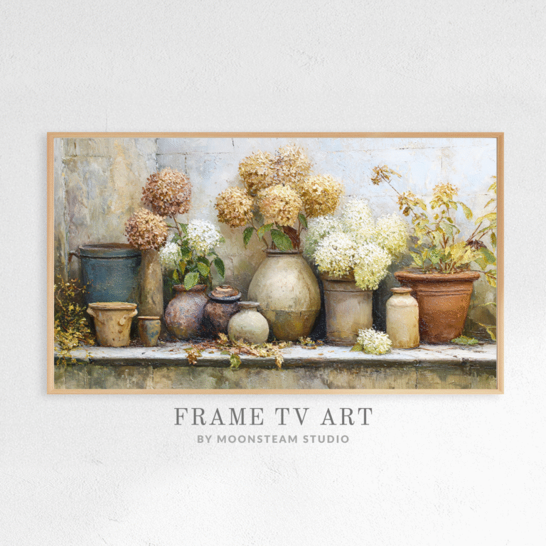 Dried Flowers Frame TV Art by Moonsteam Studio