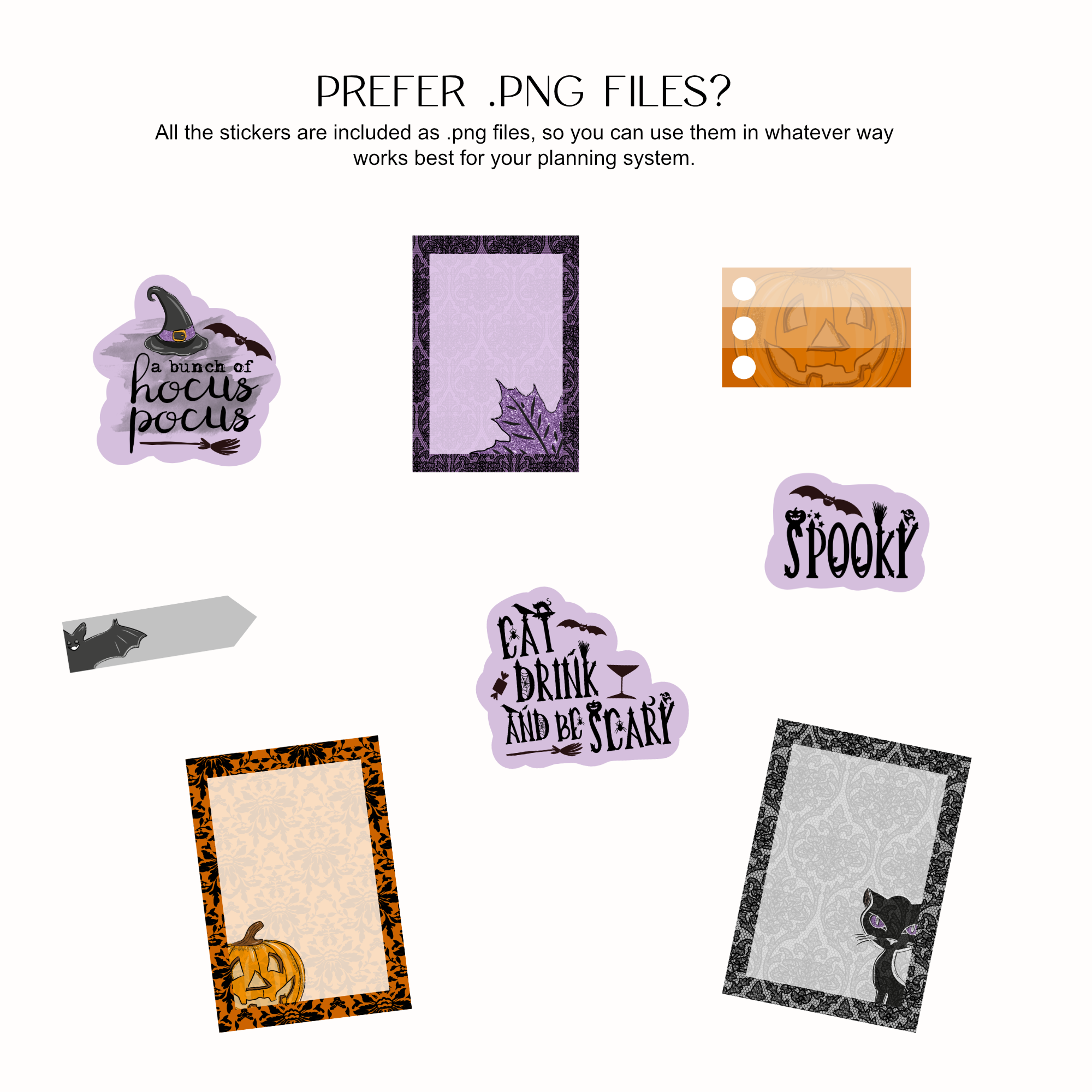 Halloween Fun Digital Stickers - Image 2