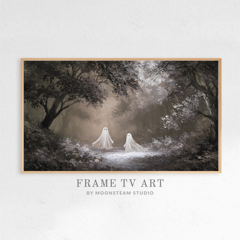 Haunted Woods Frame TV Art by Moonsteam Studio